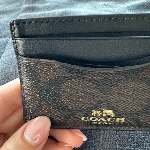 Coach Card Case in Signature Canvas - Picture 6 of 6